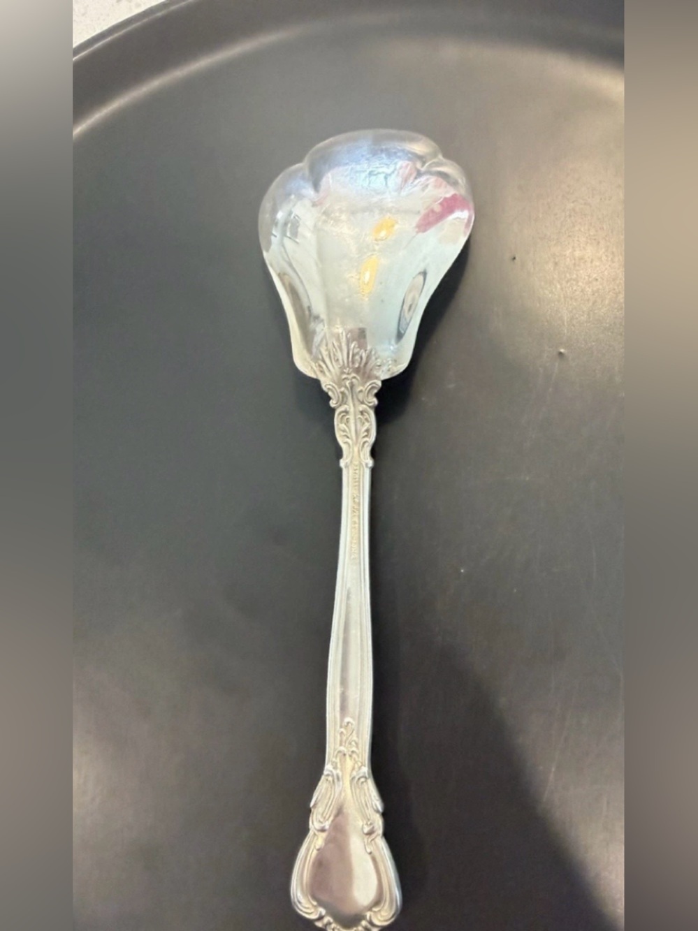 Chantilly by Gotham Antique Collect 1895 Sterling Silver casserole Spoon Piece - Picture 7 of 12